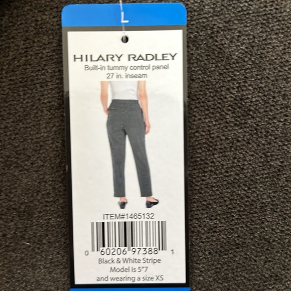 Two (2) Pairs Hilary Radley Tummy Control Career Pants -27" Inseam- size L - NWT - Picture 3 of 4